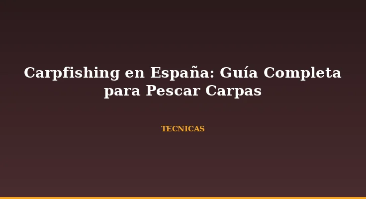 Carpfishing en España: Guía Completa para Pescar Carpas