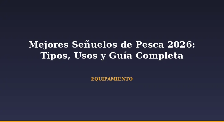 Mejores Señuelos de Pesca 2026: Tipos, Usos y Guía Completa