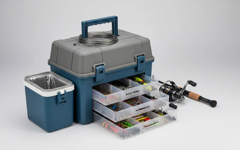Caja de pesca — Equipamiento