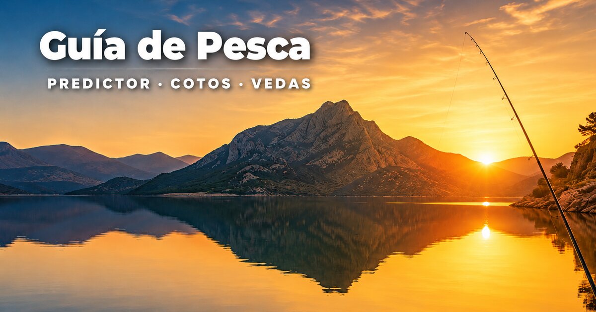 He lanzado una app gratis de pesca para España: predictor, cotos, vedas y más